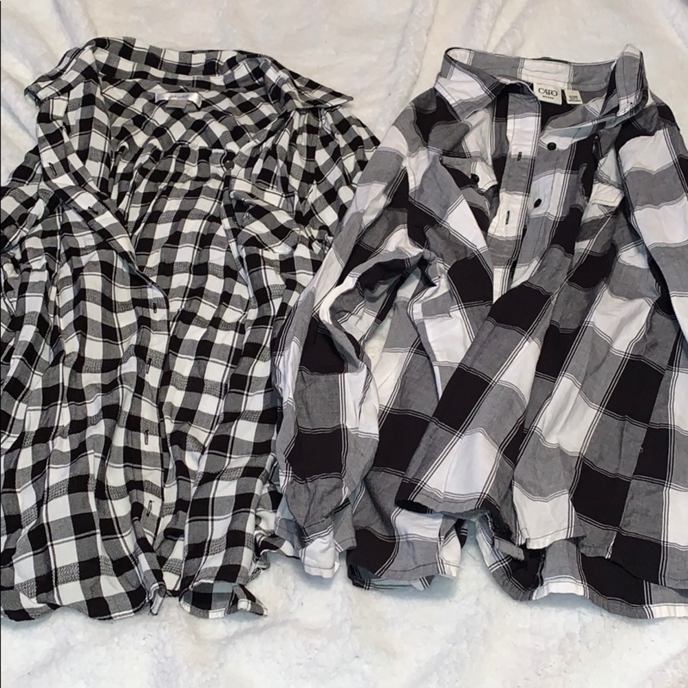 Plaid over jackets- thin